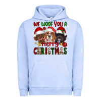 Pigment Grape Ice We Woof You A Merry Christmas Urban Hoodie - FaDigitalArtStudio
