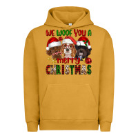 Pigment Peanut Butter We Woof You A Merry Christmas Urban Hoodie - FaDigitalArtStudio