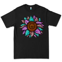 Black sunflower leopard color Premium Tee - JahusDesignShop