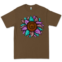 Cacao sunflower leopard color Premium Tee - JahusDesignShop