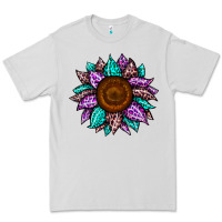 Dove Grey sunflower leopard color Premium Tee - JahusDesignShop