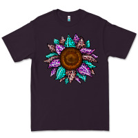 Plum sunflower leopard color Premium Tee - JahusDesignShop