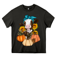 Asphalt Cow Fall Pumpkin Heavy Core Tee - Artiststas