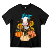 Black Cow Fall Pumpkin Heavy Core Tee - Artiststas