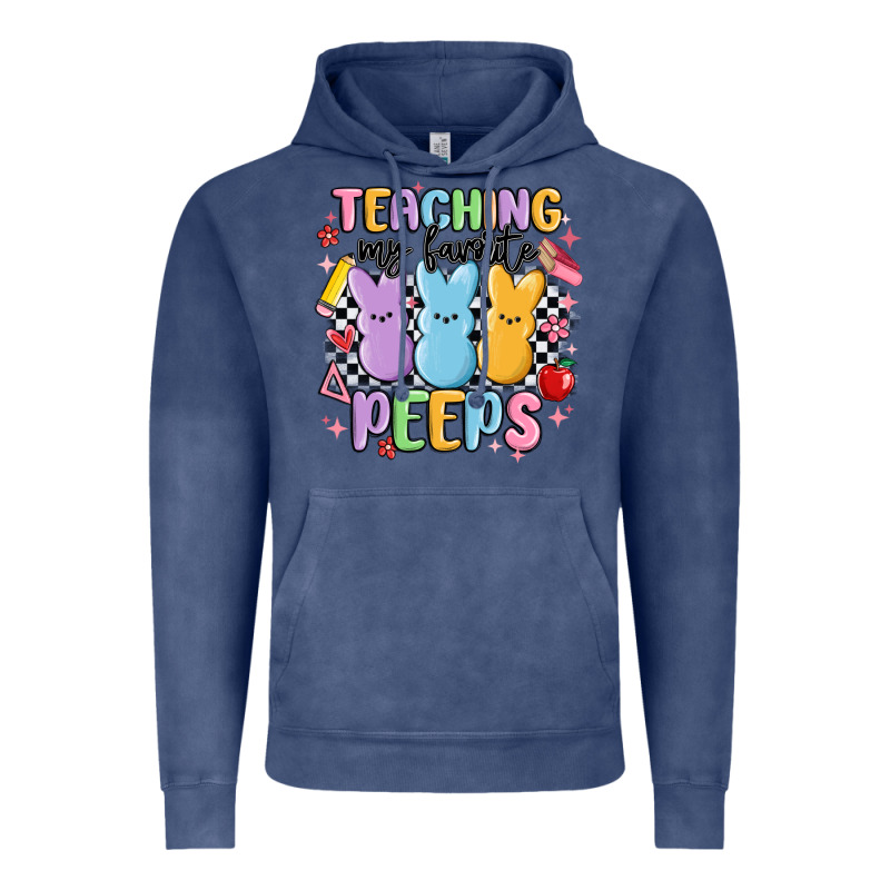 Teaching My Favorite Peeps Vintage Hoodie by MaliasSmallBusiness | Teevron