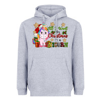 Heather Grey all i want for christmas is a unicorn Heavyweight Hoodie - CowGirlArtShop