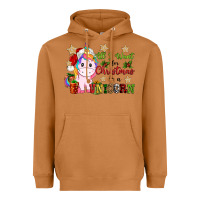 Meerkat all i want for christmas is a unicorn Heavyweight Hoodie - CowGirlArtShop