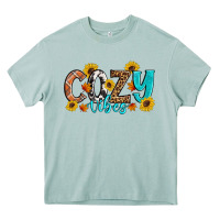 Arona Cozy Vibes Fall Sunflowers Heavy Core Tee - Artiststas