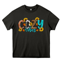 Asphalt Cozy Vibes Fall Sunflowers Heavy Core Tee - Artiststas