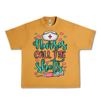 Peanut Butter nurses call the shots Urban Heavy Tee - NancyCooperArtShop