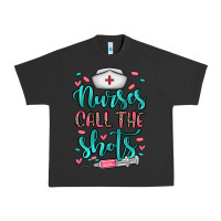 Pigment Black nurses call the shots Urban Heavy Tee - NancyCooperArtShop