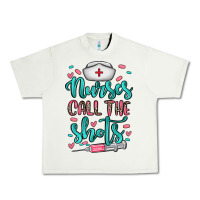 Pistachio nurses call the shots Urban Heavy Tee - NancyCooperArtShop