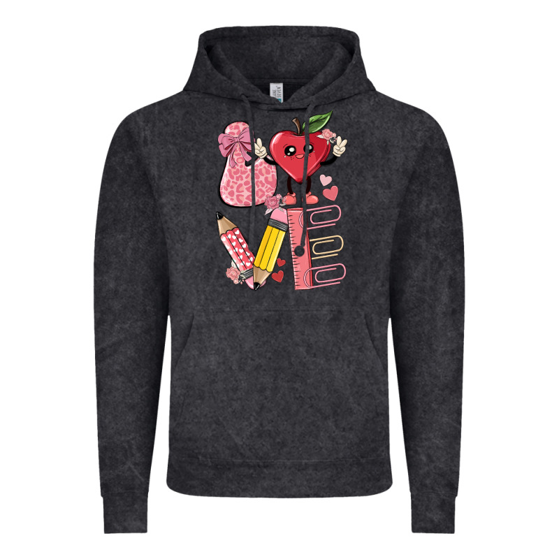 Love Teacher Vintage Hoodie by MaliasSmallBusiness | Teevron