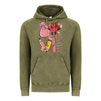 Vintage Olive love teacher Vintage Hoodie - MaliasSmallBusiness