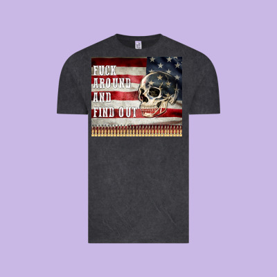 Fuck Around And Find Out Vintage Tee Designed By Maliassmallbusiness