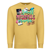 Antique Gold Small Business Mama Premium Sweatshirt - CowGirlArtShop