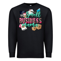 Black Small Business Mama Premium Sweatshirt - CowGirlArtShop
