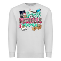 Dove Grey Small Business Mama Premium Sweatshirt - CowGirlArtShop