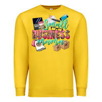 Lemon Small Business Mama Premium Sweatshirt - CowGirlArtShop