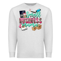 Oatmeal Heather Small Business Mama Premium Sweatshirt - CowGirlArtShop