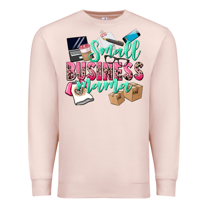 Small Business Mama Premium Sweatshirt by CowGirlArtShop | Teevron