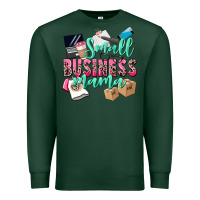Sports Green Small Business Mama Premium Sweatshirt - CowGirlArtShop