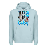 Blue Mist ice ice baby Premium Hoodie - CowGirlArtShop