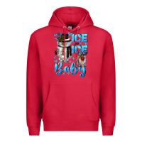 Cardinal ice ice baby Premium Hoodie - CowGirlArtShop