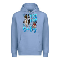 Colony Blue ice ice baby Premium Hoodie - CowGirlArtShop