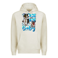 Oatmeal Heather ice ice baby Premium Hoodie - CowGirlArtShop