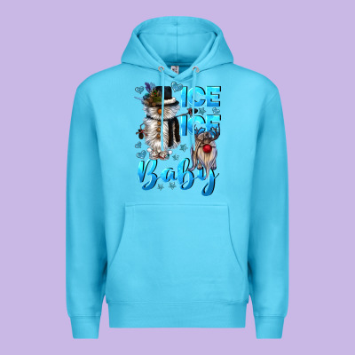 Ice Ice Baby Premium Hoodie Designed By Cowgirlartshop