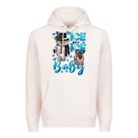 Pale Pink ice ice baby Premium Hoodie - CowGirlArtShop