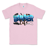 Bubblegum Pink barber life Classic Tee - NancyCooperArtShop