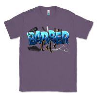 Lavender barber life Classic Tee - NancyCooperArtShop