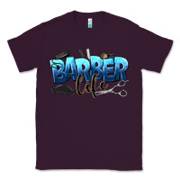 Plum barber life Classic Tee - NancyCooperArtShop