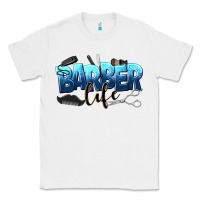White barber life Classic Tee - NancyCooperArtShop