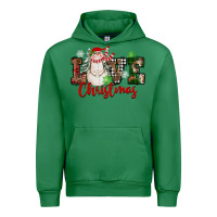 Emerald Love Christmas Snowman Urban Hoodie - FaDigitalArtStudio