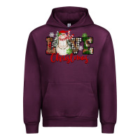 Mauve Wine Love Christmas Snowman Urban Hoodie - FaDigitalArtStudio