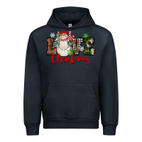 Navy Love Christmas Snowman Urban Hoodie - FaDigitalArtStudio