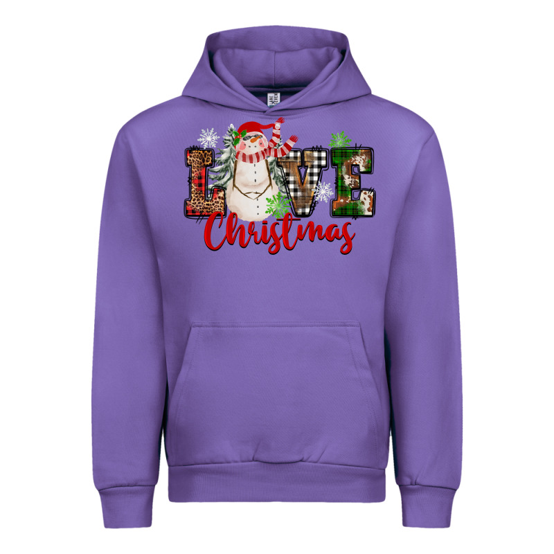 Love Christmas Snowman Urban Hoodie by FaDigitalArtStudio | Teevron