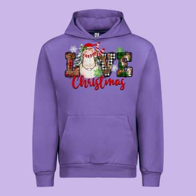 Love Christmas Snowman Urban Hoodie Designed By Fadigitalartstudio