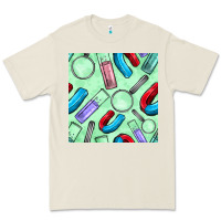 Bone sciences seamless pattern Premium Tee - BundleAndBundleShop