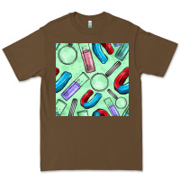 Cacao sciences seamless pattern Premium Tee - BundleAndBundleShop