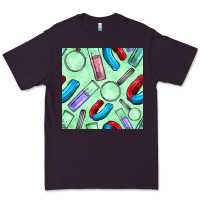 Plum sciences seamless pattern Premium Tee - BundleAndBundleShop