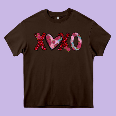 Xoxo Heavy Core Tee Designed By Jahusdesignshop