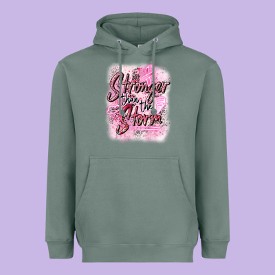 Stronger Than The Storm Heavyweight Hoodie Designed By Cowgirlartshop