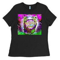 Witch Vibes Crystal Ball Tumbler Ladies Tee | Teevron