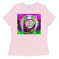 Bubblegum Pink witch vibes crystal ball tumbler Ladies Tee - BundleAndBundleShop
