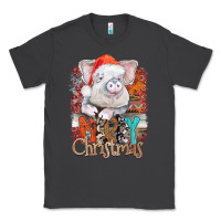 Smoke merry Christmas pig Classic Tee - CowhideDigitalArt