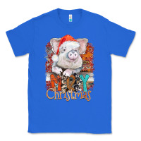 True Royal merry Christmas pig Classic Tee - CowhideDigitalArt